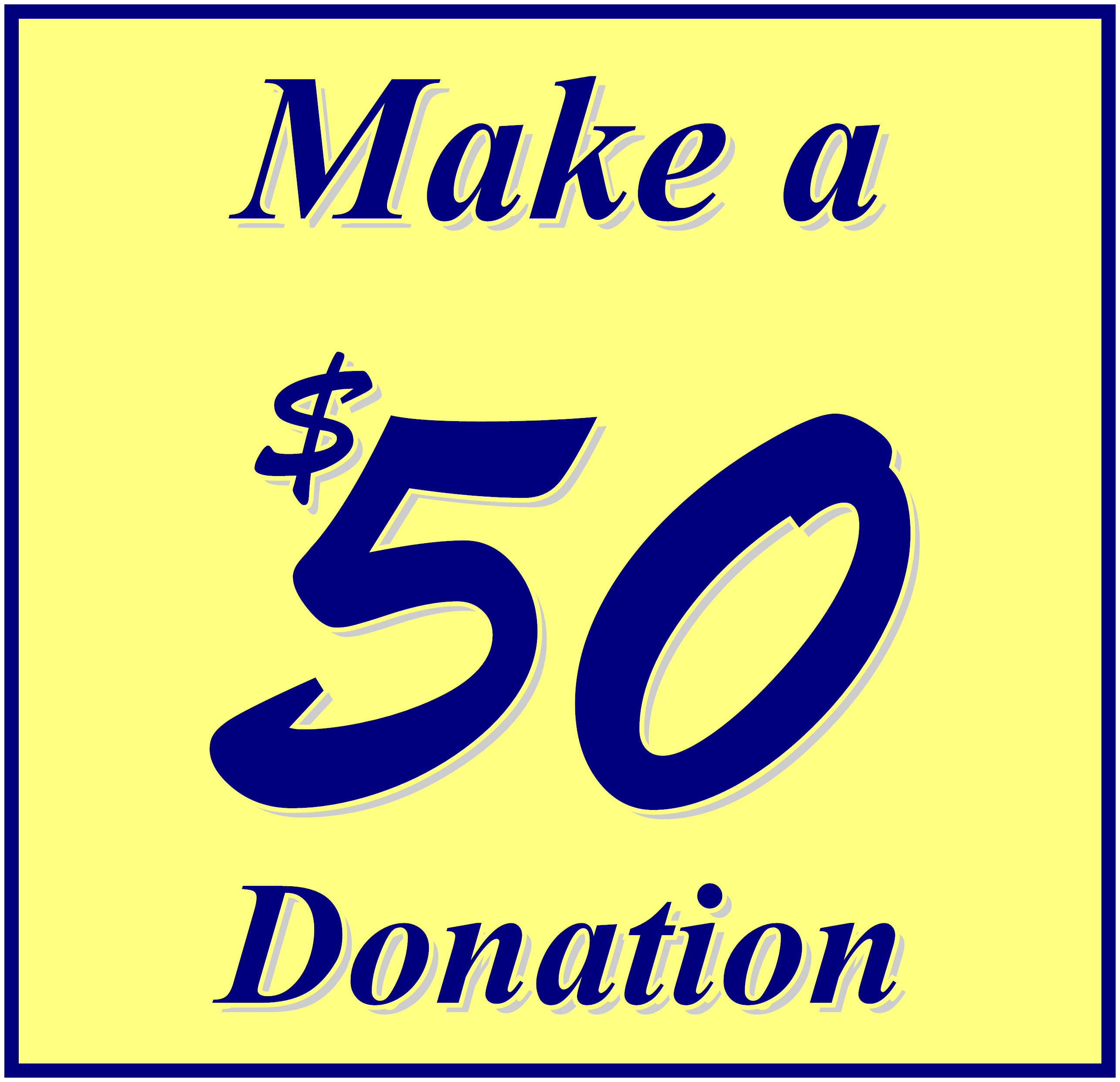 Make a Donation - $50 - Carcassonne Community Center, Inc.